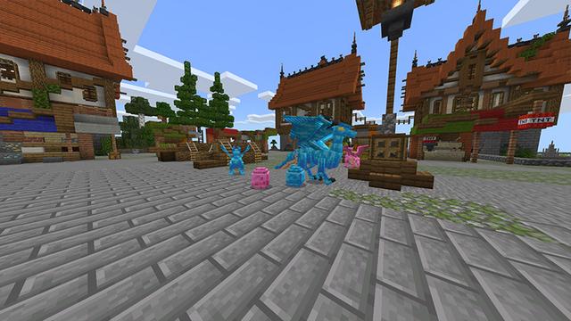 Screenshot of the Minecraft Bedrock Marketplace product Fantasy Castle created by Odyssey Builds.