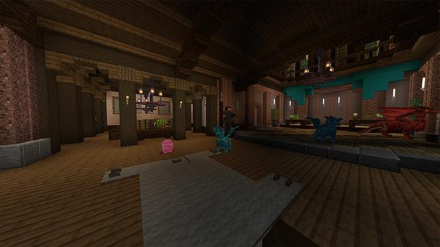 Screenshot of the Minecraft Bedrock Marketplace product Fantasy Castle created by Odyssey Builds.