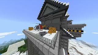 Screenshot of the Minecraft Bedrock Marketplace product Frozen Factory created by Odyssey Builds.