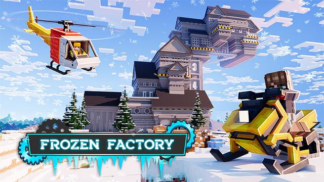 Thumbnail of the Minecraft Bedrock Marketplace product Frozen Factory created by Odyssey Builds.