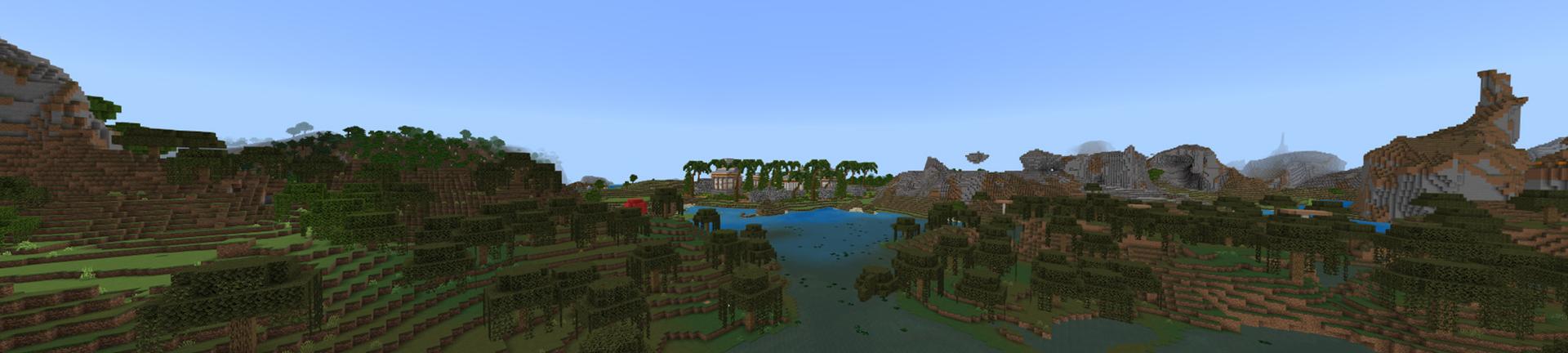 Panorama of the Minecraft Bedrock Marketplace product GOD MODE created by Odyssey Builds.