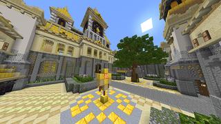 Screenshot of the Minecraft Bedrock Marketplace product Golden Castle created by Odyssey Builds.