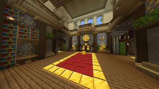 Screenshot of the Minecraft Bedrock Marketplace product Golden Castle created by Odyssey Builds.