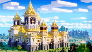 Thumbnail of the Minecraft Bedrock Marketplace product Golden Castle created by Odyssey Builds.