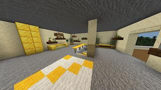 Screenshot of the Minecraft Bedrock Marketplace product Golden Mansion created by Odyssey Builds.