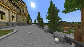 Screenshot of the Minecraft Bedrock Marketplace product Golden Palace created by Odyssey Builds.