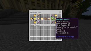 Screenshot of the Minecraft Bedrock Marketplace product Golden Palace created by Odyssey Builds.