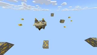Screenshot of the Minecraft Bedrock Marketplace product Golden Skyblock created by Odyssey Builds.