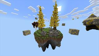 Screenshot of the Minecraft Bedrock Marketplace product Golden Skyblock created by Odyssey Builds.