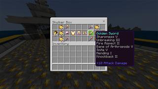 Screenshot of the Minecraft Bedrock Marketplace product Golden Yacht created by Odyssey Builds.