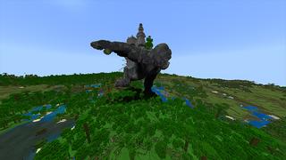 Screenshot of the Minecraft Bedrock Marketplace product Gorilla Temple created by Odyssey Builds.