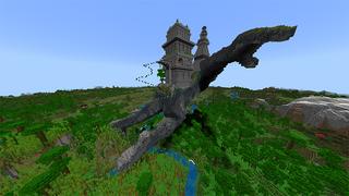 Screenshot of the Minecraft Bedrock Marketplace product Gorilla Temple created by Odyssey Builds.