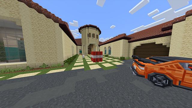 Screenshot of the Minecraft Bedrock Marketplace product Hacked Crafting created by Odyssey Builds.