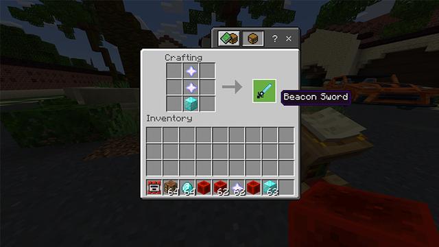 Screenshot of the Minecraft Bedrock Marketplace product Hacked Crafting created by Odyssey Builds.