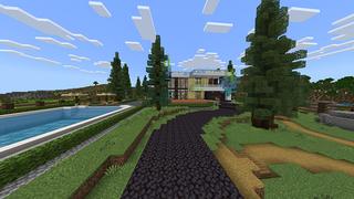 Screenshot of the Minecraft Bedrock Marketplace product Mansão Hackeada created by Odyssey Builds.