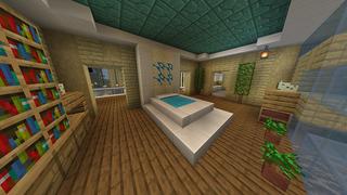 Screenshot of the Minecraft Bedrock Marketplace product Mansão Hackeada created by Odyssey Builds.