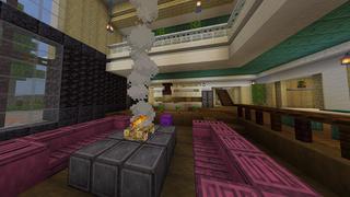 Screenshot of the Minecraft Bedrock Marketplace product Mansão Hackeada created by Odyssey Builds.