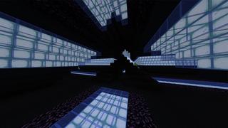 Screenshot of the Minecraft Bedrock Marketplace product Hacked Pyramid created by Odyssey Builds.