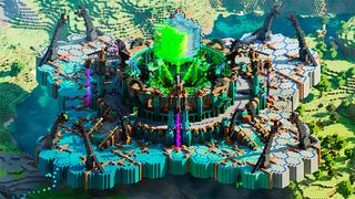 Thumbnail of the Minecraft Bedrock Marketplace product Hacked Temple created by Odyssey Builds.