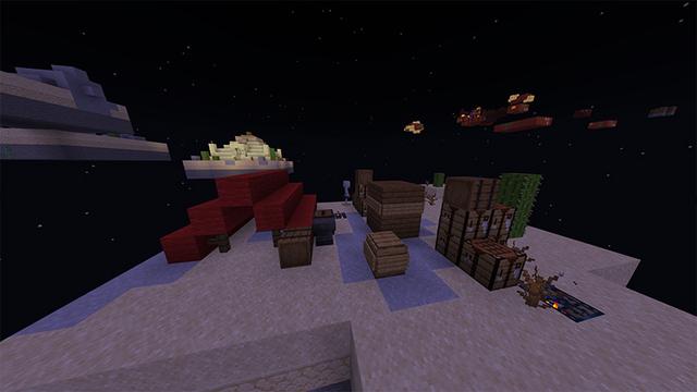Screenshot of the Minecraft Bedrock Marketplace product Half Heart Skyblock created by Odyssey Builds.