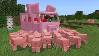 Screenshot of the Minecraft Bedrock Marketplace product Hidden Pig Bunker created by Odyssey Builds.