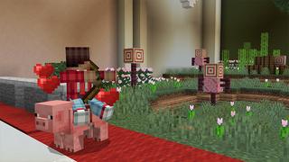 Screenshot of the Minecraft Bedrock Marketplace product Hidden Pig Bunker created by Odyssey Builds.