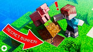 Thumbnail of the Minecraft Bedrock Marketplace product Hidden Pig Bunker created by Odyssey Builds.