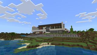 Screenshot of the Minecraft Bedrock Marketplace product Hype Mansion created by Odyssey Builds.