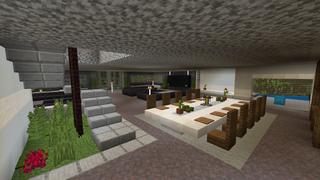 Screenshot of the Minecraft Bedrock Marketplace product Hype Mansion created by Odyssey Builds.