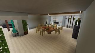 Screenshot of the Minecraft Bedrock Marketplace product Hype Mansion created by Odyssey Builds.