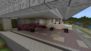 Screenshot of the Minecraft Bedrock Marketplace product Hype Mansion created by Odyssey Builds.