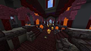 Screenshot of the Minecraft Bedrock Marketplace product Lava Castle created by Odyssey Builds.