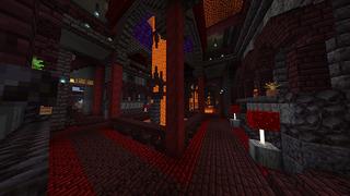 Screenshot of the Minecraft Bedrock Marketplace product Lava Castle created by Odyssey Builds.