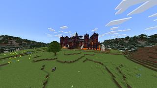 Screenshot of the Minecraft Bedrock Marketplace product Lava Castle created by Odyssey Builds.