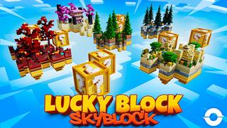 Thumbnail of the Minecraft Bedrock Marketplace product Lucky Block Skyblock created by Odyssey Builds.