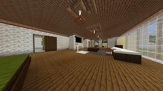 Screenshot of the Minecraft Bedrock Marketplace product Luxury Island Mansion created by Odyssey Builds.