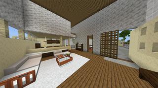 Screenshot of the Minecraft Bedrock Marketplace product Luxury Island Mansion created by Odyssey Builds.