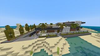 Screenshot of the Minecraft Bedrock Marketplace product Luxury Mansion created by Odyssey Builds.