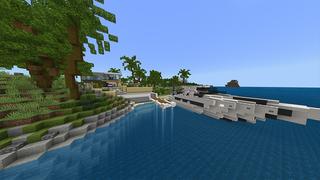 Screenshot of the Minecraft Bedrock Marketplace product Luxury Millionaire Mansion created by Odyssey Builds.