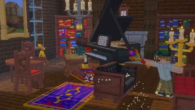 Screenshot of the Minecraft Bedrock Marketplace product Magical Furniture Add-On created by Odyssey Builds.