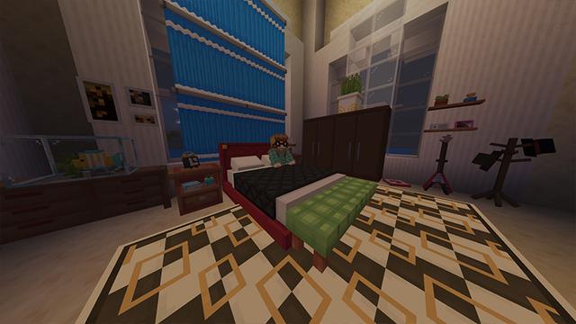 Screenshot of the Minecraft Bedrock Marketplace product Mansion Furniture created by Odyssey Builds.