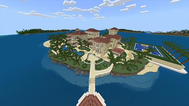 Screenshot of the Minecraft Bedrock Marketplace product Mansion Furniture created by Odyssey Builds.