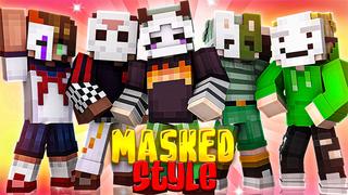 Thumbnail of the Minecraft Bedrock Marketplace product Masked Style created by Odyssey Builds.