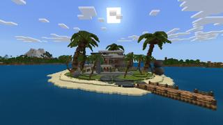 Screenshot of the Minecraft Bedrock Marketplace product Mega Mansion created by Odyssey Builds.