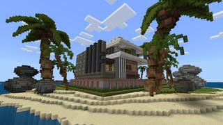 Screenshot of the Minecraft Bedrock Marketplace product Mega Mansion created by Odyssey Builds.