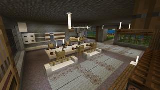 Screenshot of the Minecraft Bedrock Marketplace product Mega Mansion created by Odyssey Builds.