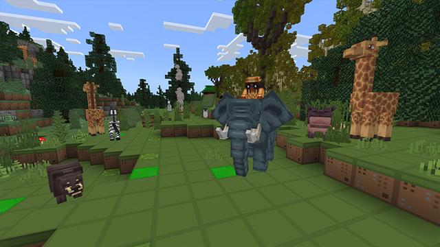 Screenshot of the Minecraft Bedrock Marketplace product MEGA MASHUP created by Odyssey Builds.
