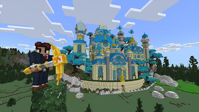 Screenshot of the Minecraft Bedrock Marketplace product MEGA MASHUP created by Odyssey Builds.