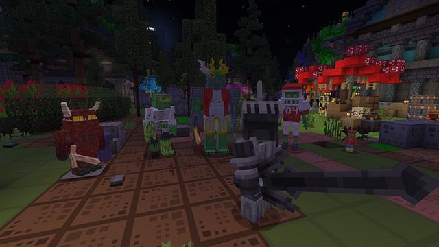 Screenshot of the Minecraft Bedrock Marketplace product MEGA MASHUP created by Odyssey Builds.