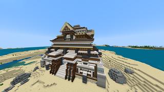 Screenshot of the Minecraft Bedrock Marketplace product Millionaire Pyramid created by Odyssey Builds.